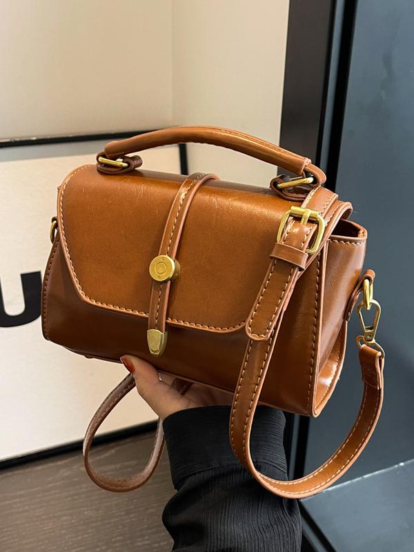 Valentina | Bolso Bandolera Cuadrado Chic con Contraste