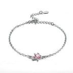 Amanda  | Conjunto de Joyas 4 Piezas con Hebilla y Corazón de Circonia