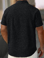 Cazel | Chemise légère à manches courtes en mélange de lin