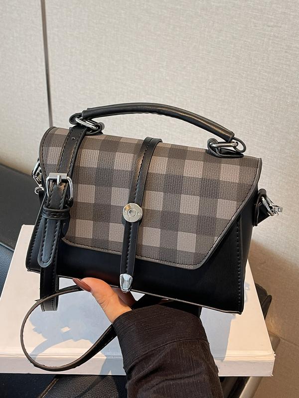 Valentina | Bolso Bandolera Cuadrado Chic con Contraste