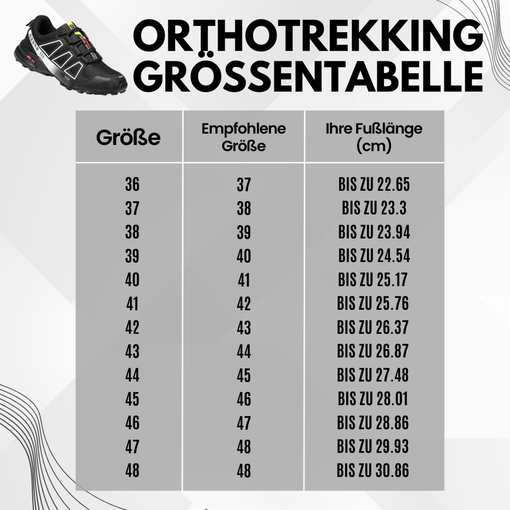 TerraX Pro™ | Zapatilla ergonómica para senderismo y trekking que alivia el dolor | Diseño ergonómico