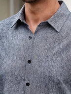 Cazel | Chemise légère à manches courtes en mélange de lin