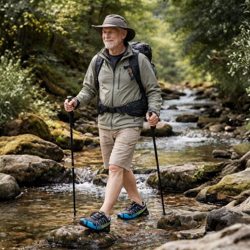 TerraX Pro™ | Zapatilla ergonómica para senderismo y trekking que alivia el dolor | Diseño ergonómico