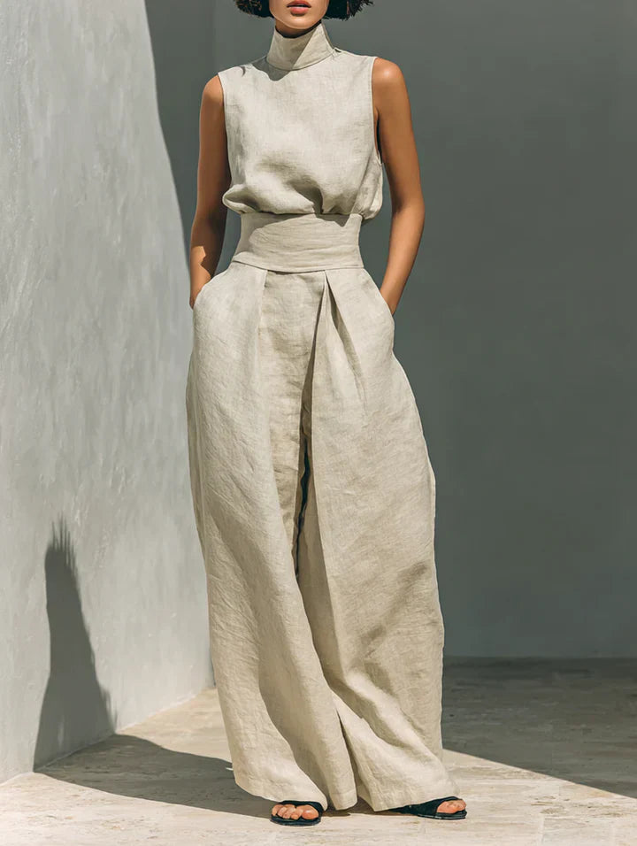 FLOR | CONJUNTO MINIMALISTA — Color: Caqui