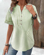 Monroe | Blusa de Rayas Suaves