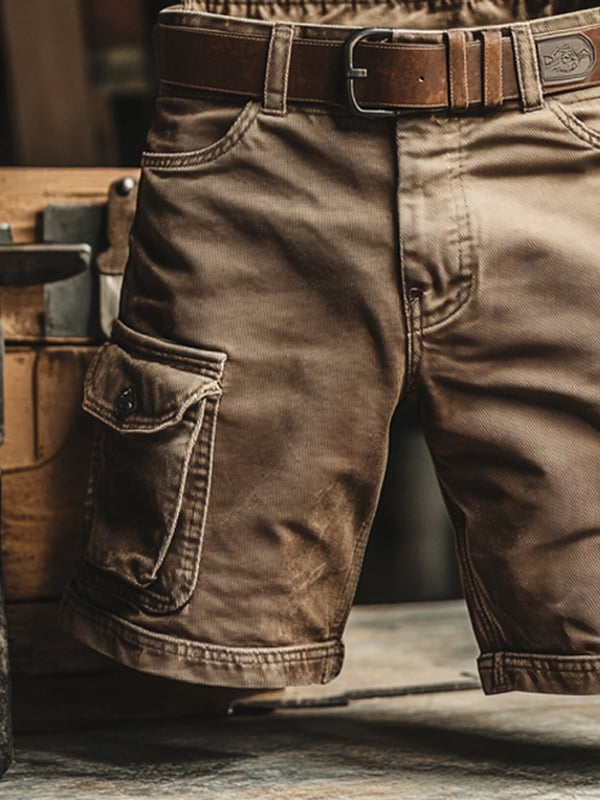 PEPE | SHORT CARGO RETRO CON MÚLTIPLES BOLSILLOS