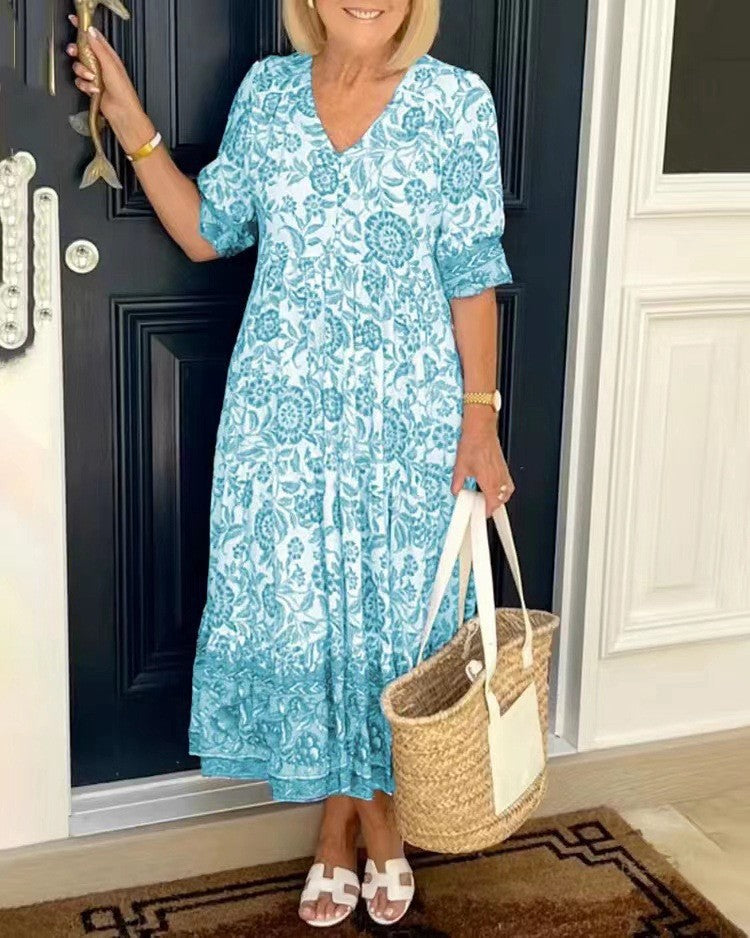 Sandra | Vestido fluido ligero con efecto favorecedor