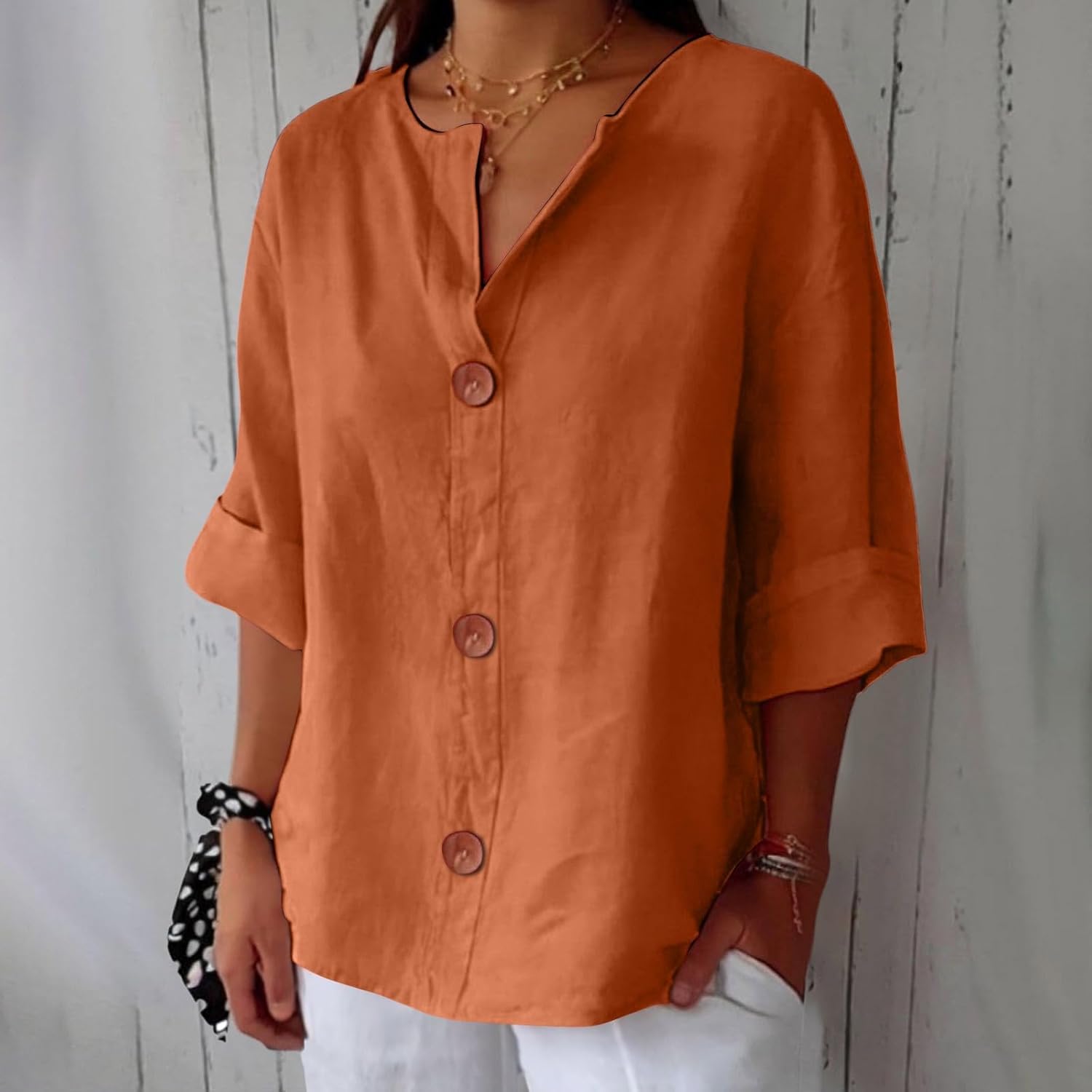 Maeve | Camisa de Cuello en V