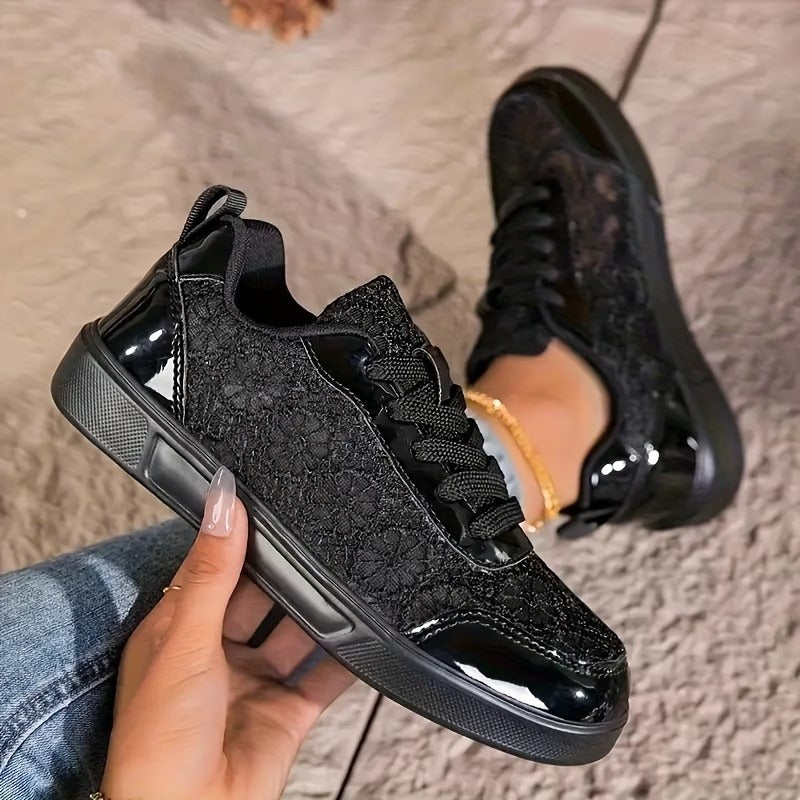 Alba™ | ZAPATILLAS DE ENCAJE FLORAL