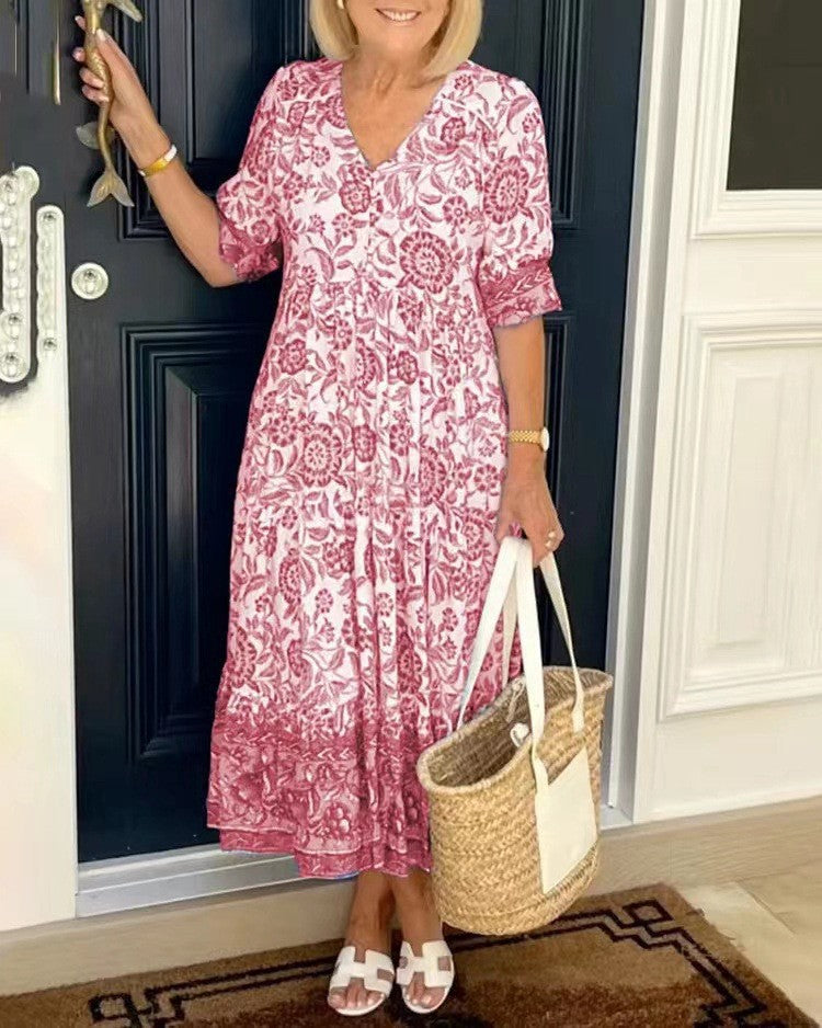 Sandra | Vestido fluido ligero con efecto favorecedor