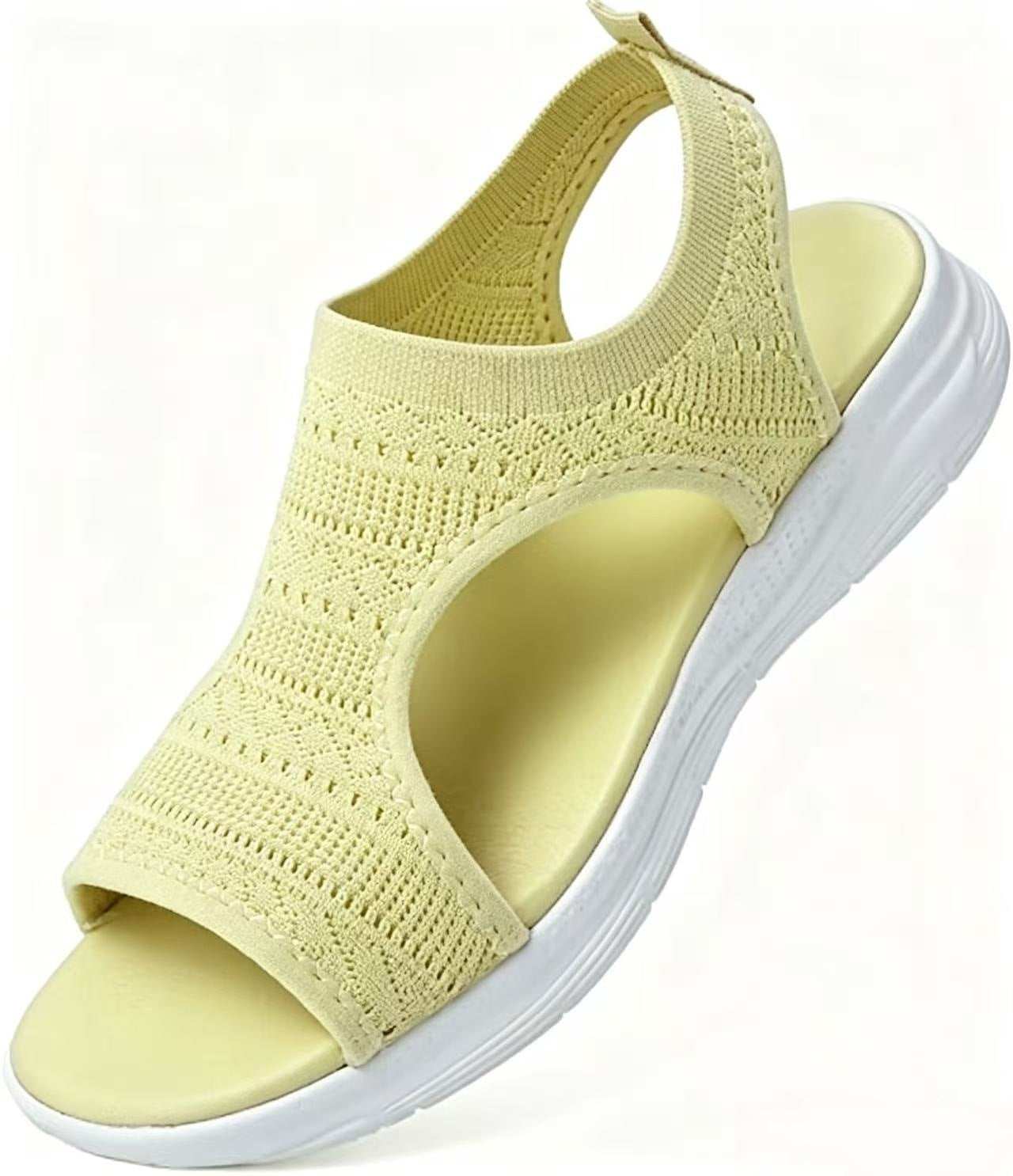 VERA | SANDALIAS PLANAS TRANSPIRABLES CON PUNTERA ABIERTA PARA MUJER - VERANO