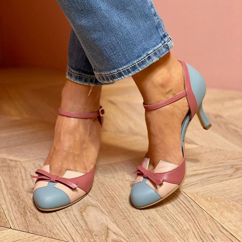 BIANCA | TACONES CÓMODOS AZUL