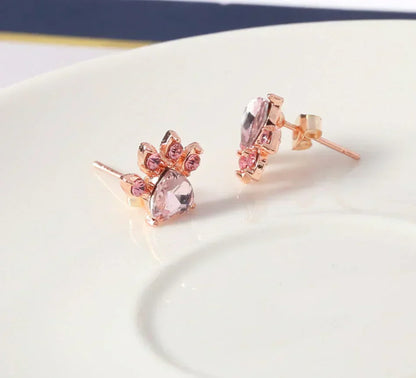 AMANDA  | CONJUNTO DE JOYAS 4 PIEZAS CON HEBILLA Y CORAZÓN DE CIRCONIA
