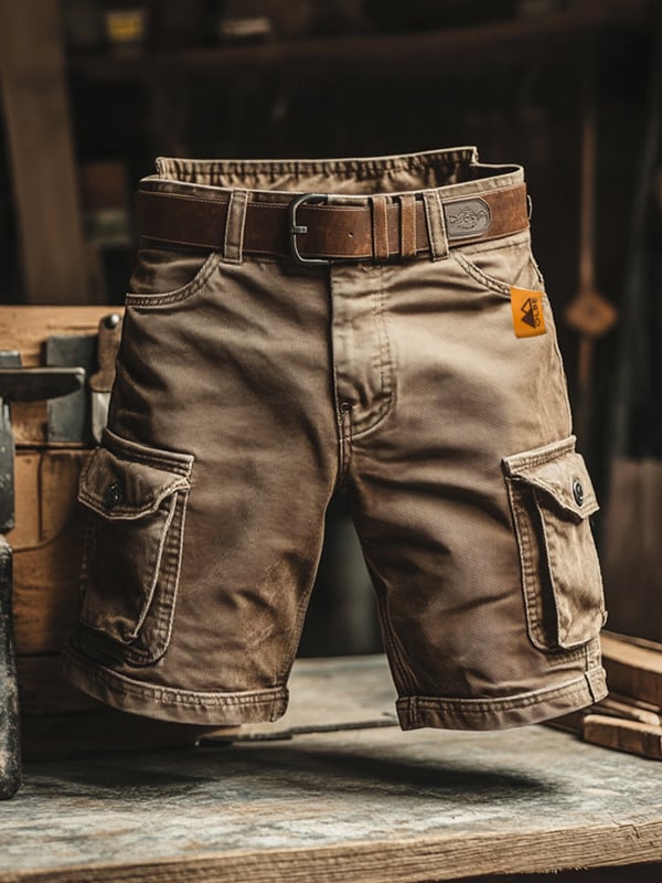 PEPE | SHORT CARGO RETRO CON MÚLTIPLES BOLSILLOS