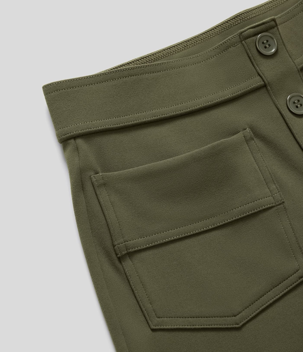Carmen pantalón elástico, vista 3 — Color: Verde