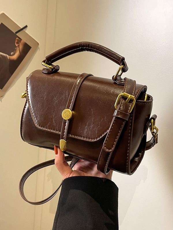 Valentina | Bolso Bandolera Cuadrado Chic con Contraste