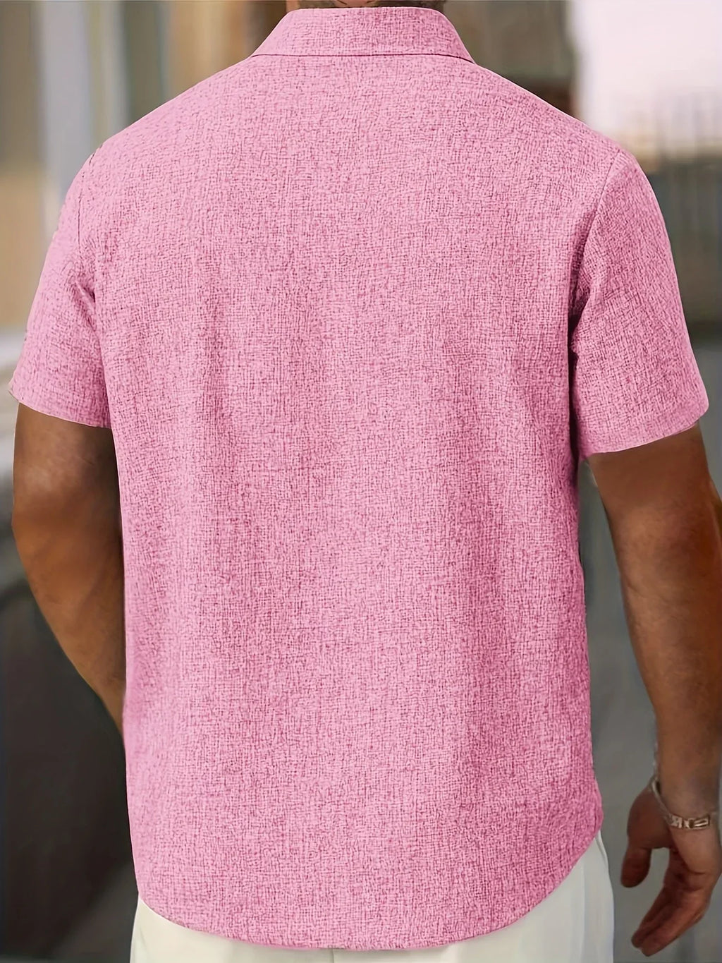 Cazel | Chemise légère à manches courtes en mélange de lin