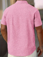 Cazel | Chemise légère à manches courtes en mélange de lin