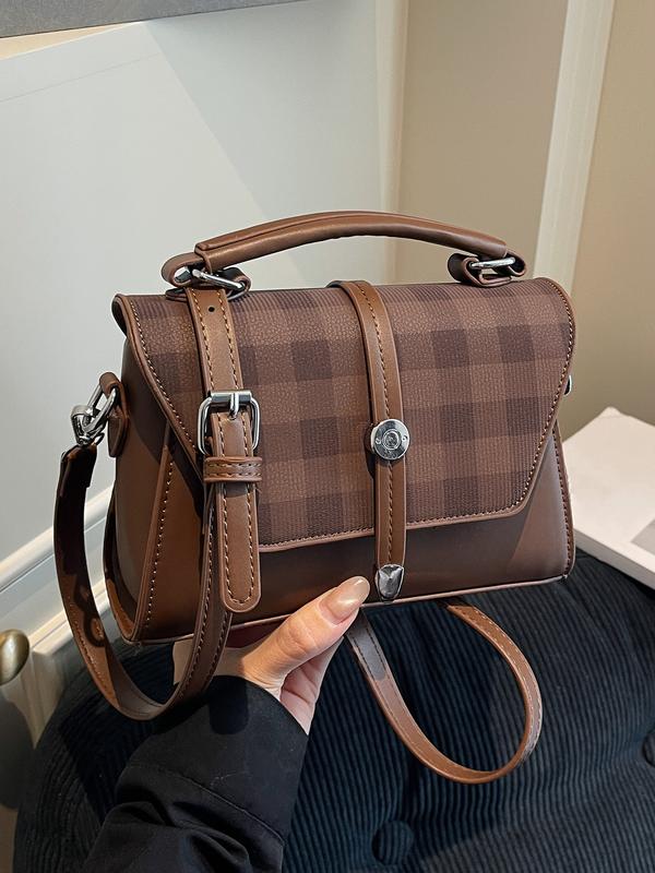 Valentina | Bolso Bandolera Cuadrado Chic con Contraste