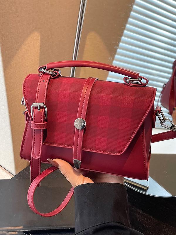 Valentina | Bolso Bandolera Cuadrado Chic con Contraste