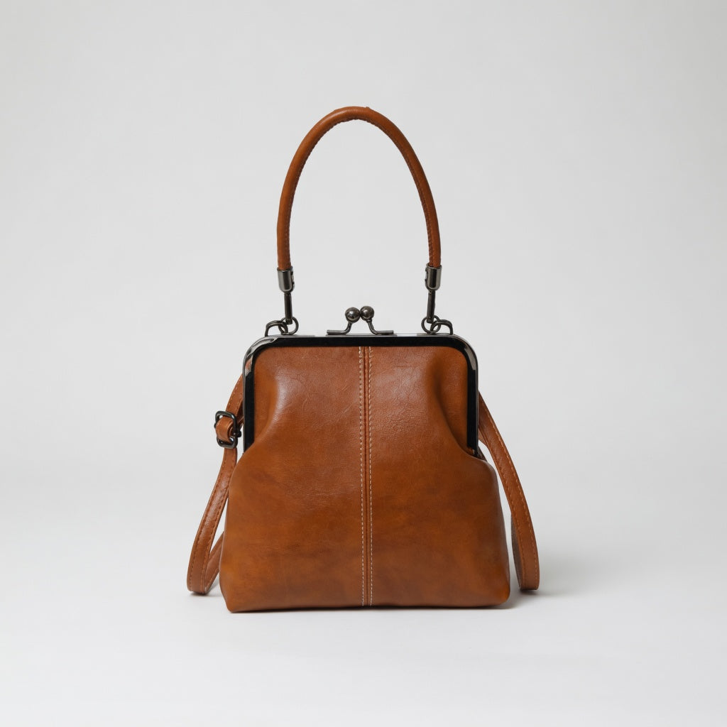 Roxen | Bolso Retro con Cierre Clip Elegancia