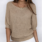 Ligia - Jersey elegante de punto trenzado