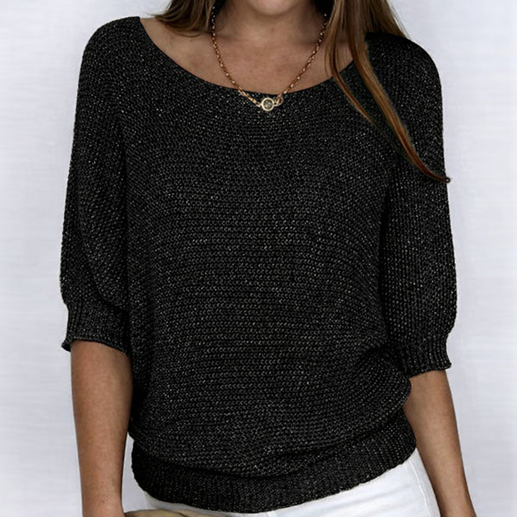 Ligia - Jersey elegante de punto trenzado