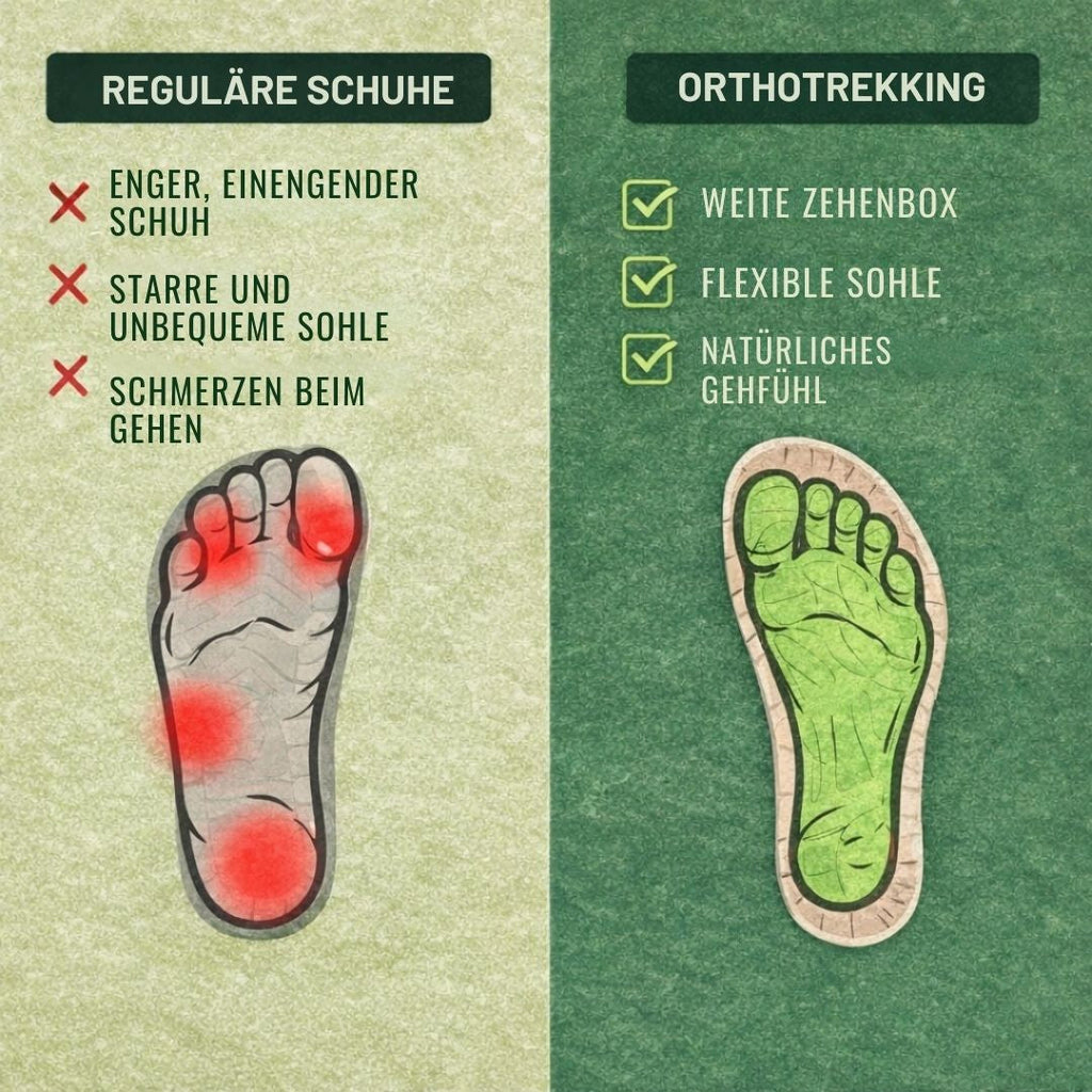 TerraX Pro™ | Zapatilla ergonómica para senderismo y trekking que alivia el dolor | Diseño ergonómico
