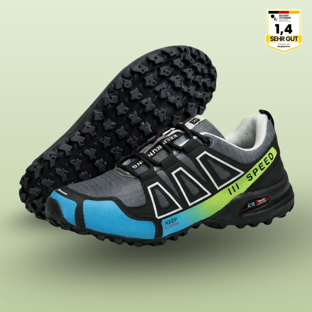 TerraX Pro™ | Zapatilla ergonómica para senderismo y trekking que alivia el dolor | Diseño ergonómico
