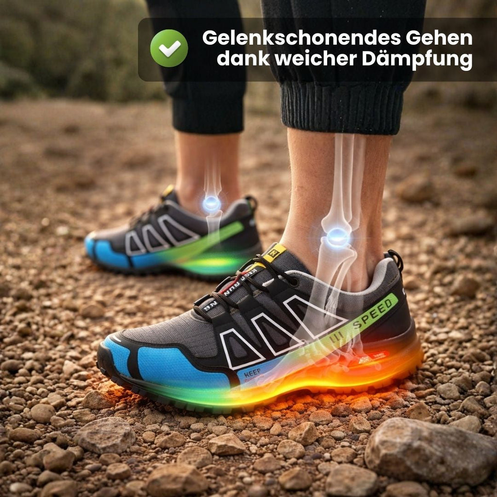 TerraX Pro™ | Zapatilla ergonómica para senderismo y trekking que alivia el dolor | Diseño ergonómico