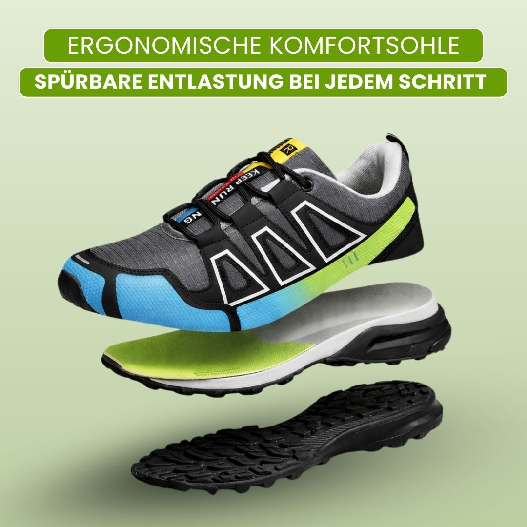 TerraX Pro™ | Zapatilla ergonómica para senderismo y trekking que alivia el dolor | Diseño ergonómico