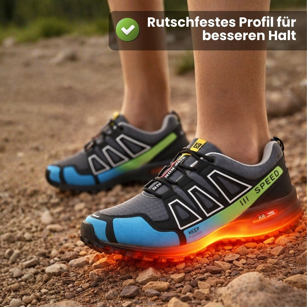 TerraX Pro™ | Zapatilla ergonómica para senderismo y trekking que alivia el dolor | Diseño ergonómico