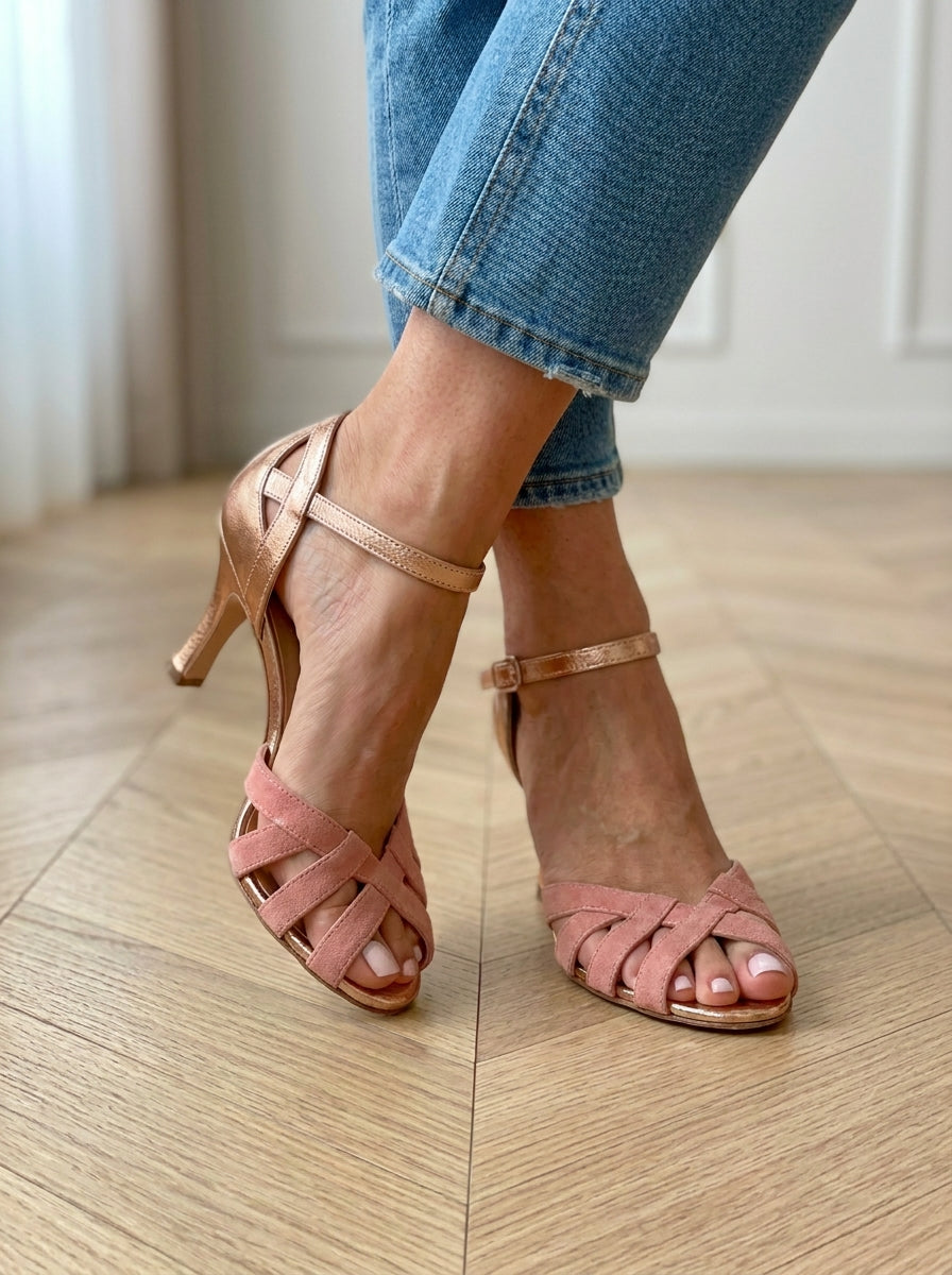 BELLALIS | TACONES ORTOPÉDICOS ROSA