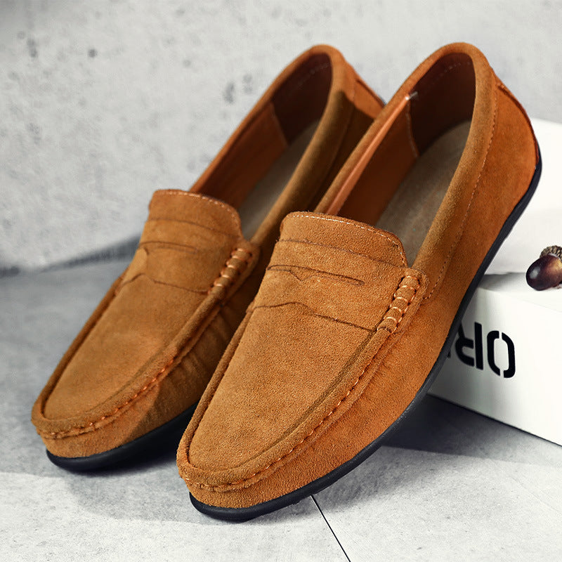 Richi| Mocasines Retro de Ante para Hombre