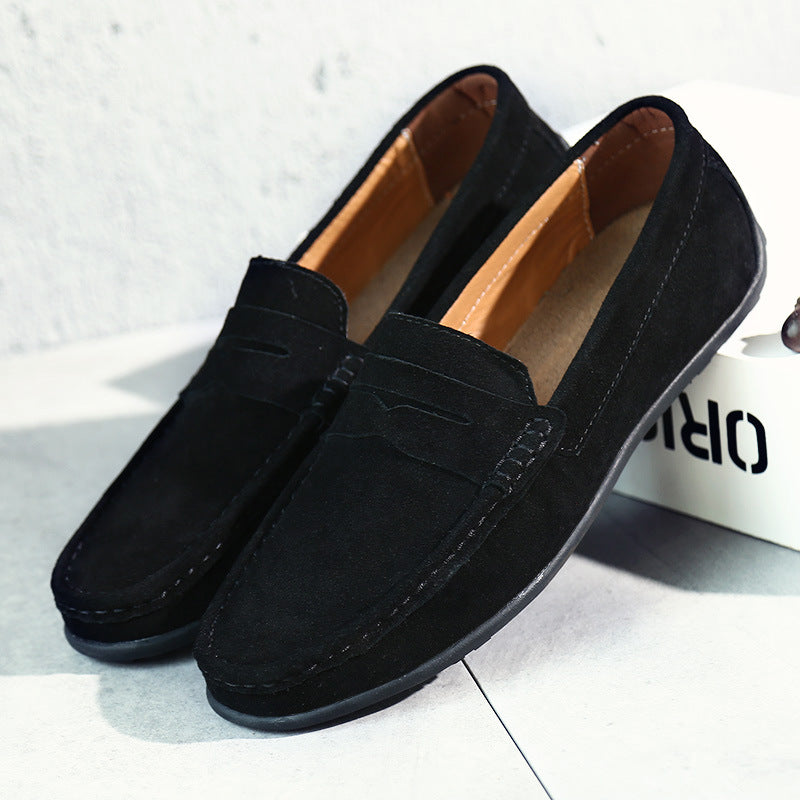 Richi| Mocasines Retro de Ante para Hombre