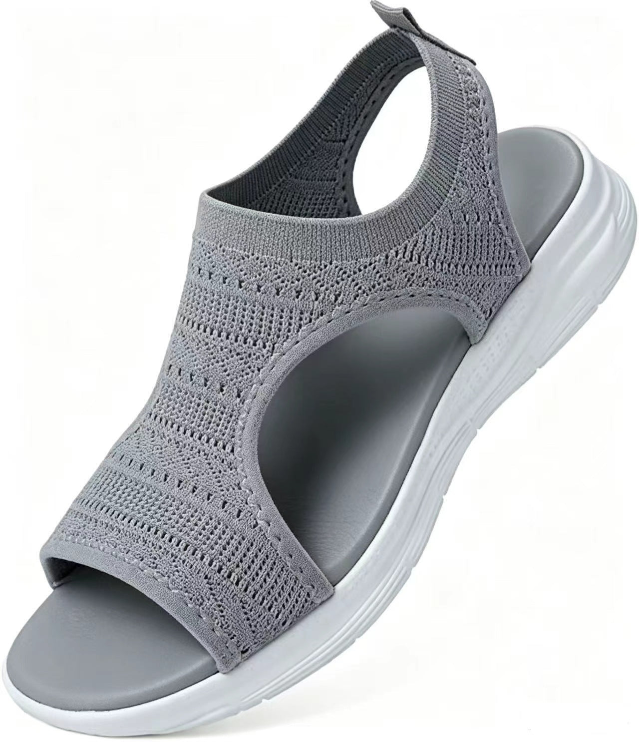 VERA | SANDALIAS PLANAS TRANSPIRABLES CON PUNTERA ABIERTA PARA MUJER - VERANO