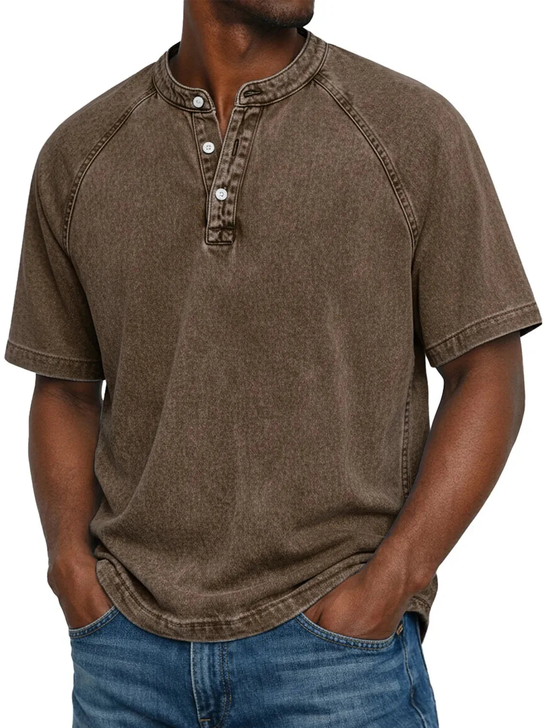 Daniel | Camisa vintage abotonada para hombre