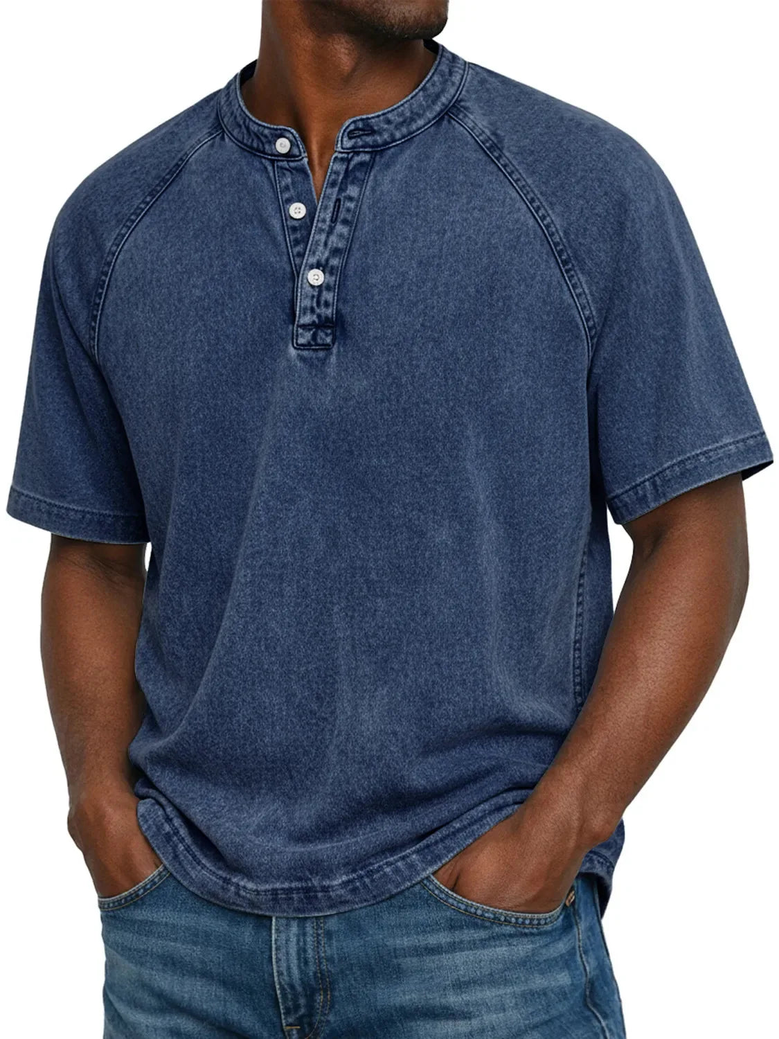 Daniel | Camisa vintage abotonada para hombre
