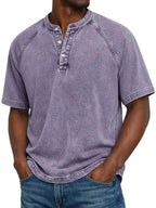 Daniel | Camisa vintage abotonada para hombre