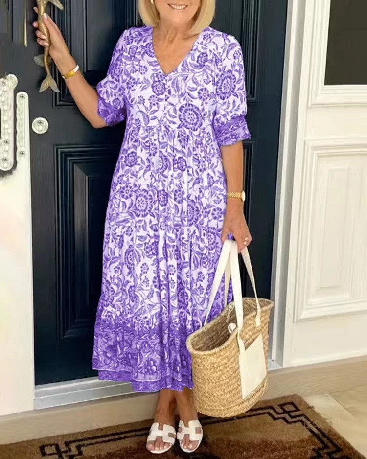 Sandra | Vestido fluido ligero con efecto favorecedor