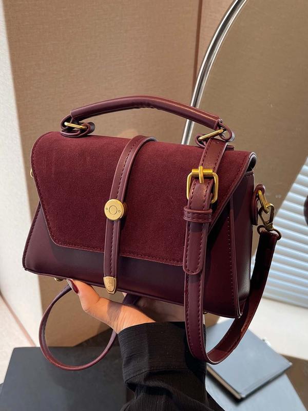 Valentina | Bolso Bandolera Cuadrado Chic con Contraste