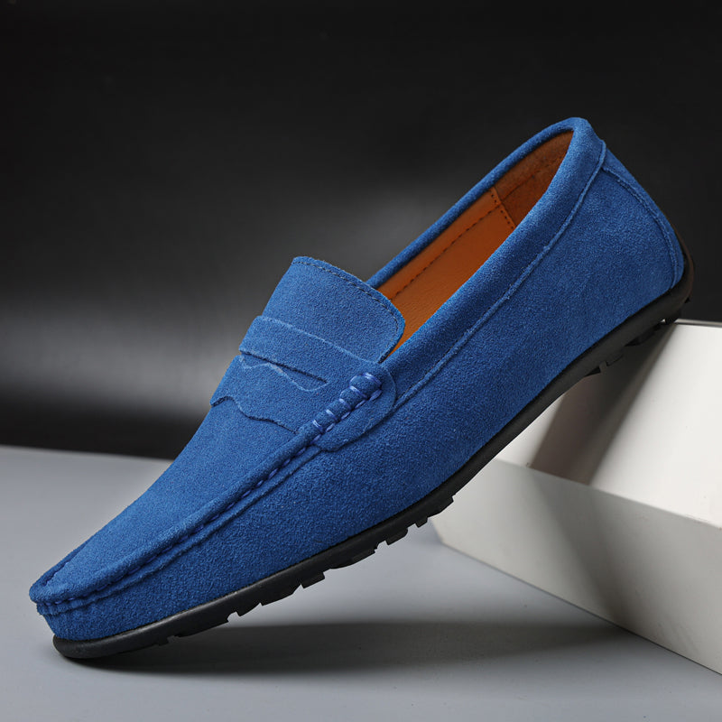 Richi| Mocasines Retro de Ante para Hombre