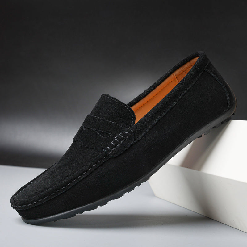 Richi| Mocasines Retro de Ante para Hombre