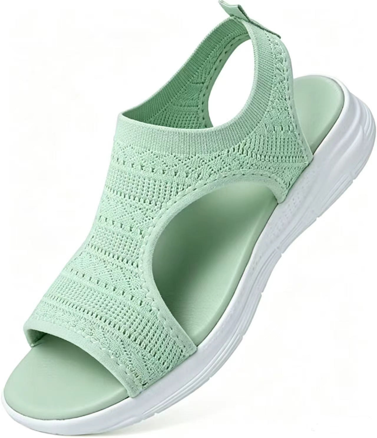 VERA | SANDALIAS PLANAS TRANSPIRABLES CON PUNTERA ABIERTA PARA MUJER - VERANO