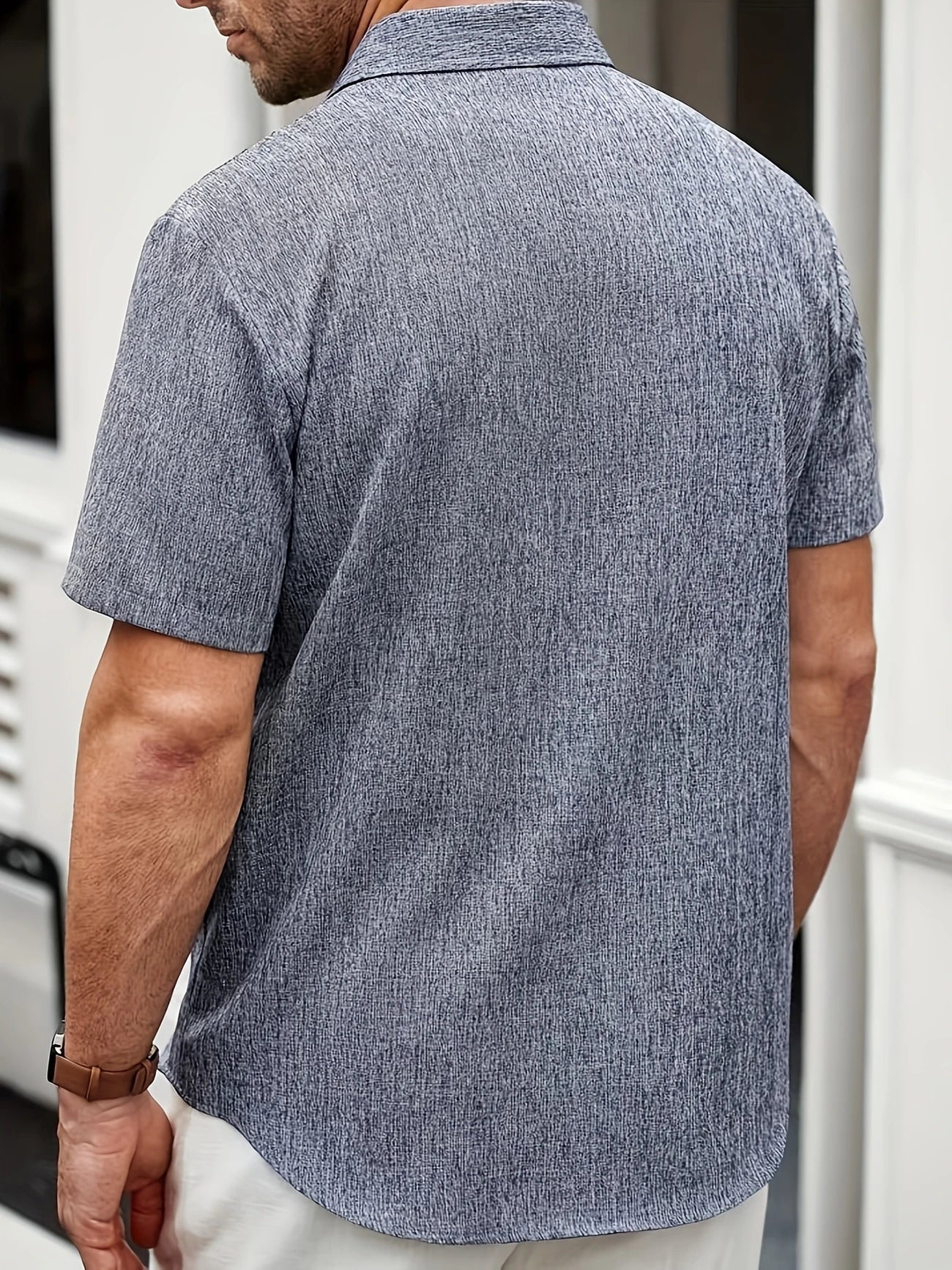 Cazel | Chemise légère à manches courtes en mélange de lin