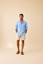 SAMU | CAMISA DE LINO TRANSPIRABLE PARA HOMBRE