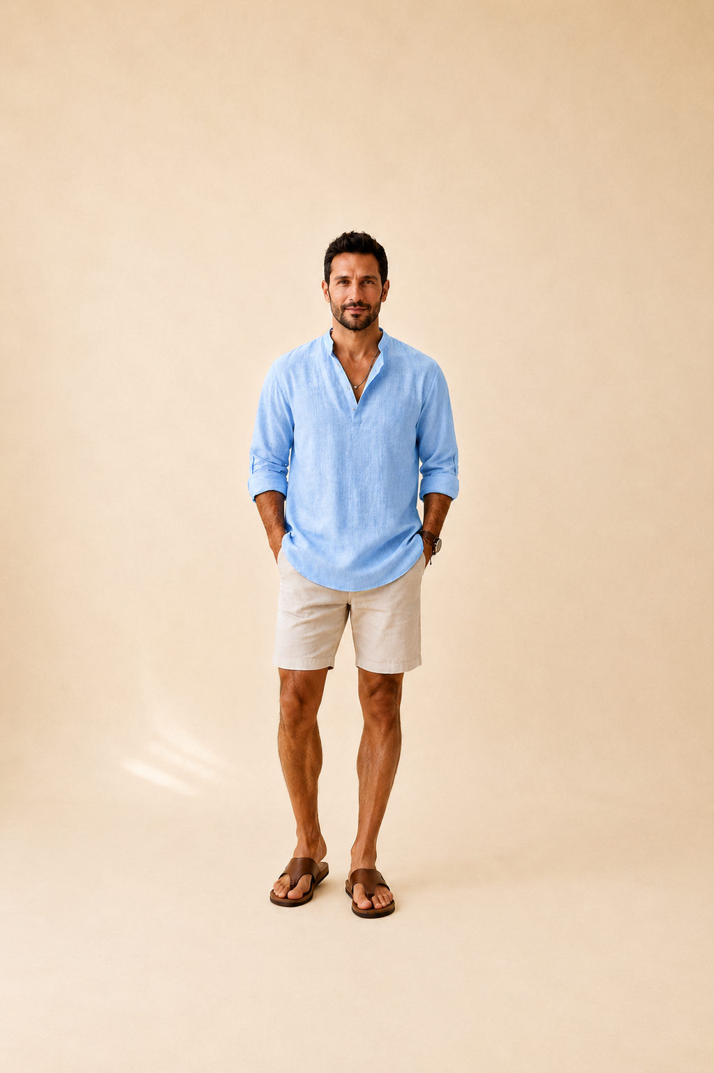 SAMU | CAMISA DE LINO TRANSPIRABLE PARA HOMBRE