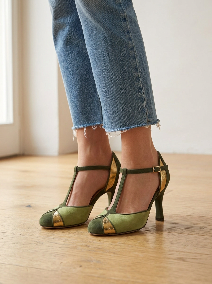 AMELIA | TACONES SOFISTICADOS VERDE