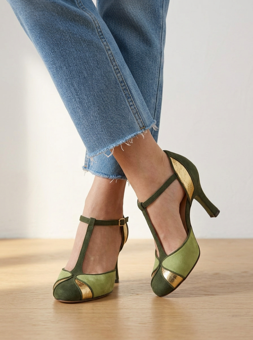 AMELIA | TACONES SOFISTICADOS VERDE