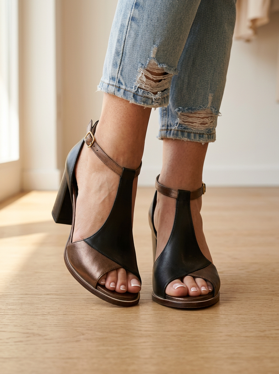 KENIA | TACONES MODERNOS NEGRO